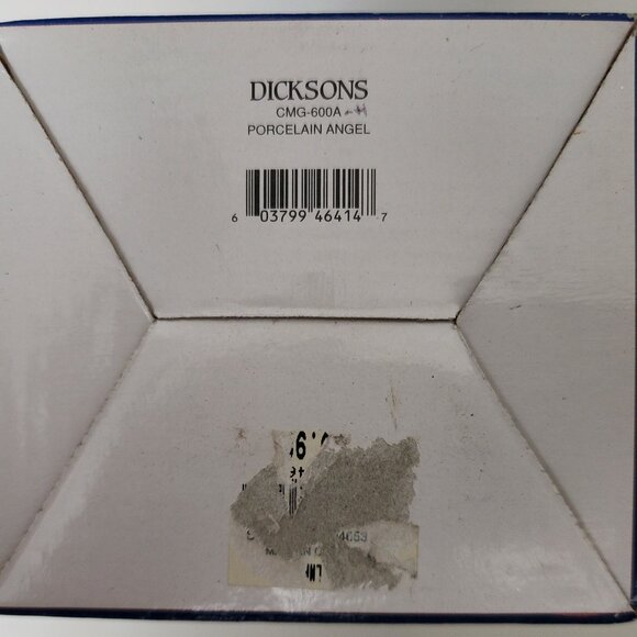 Dicksons Porcelain Angel with Harp: New Old Stock in Box - Picture 4 of 4